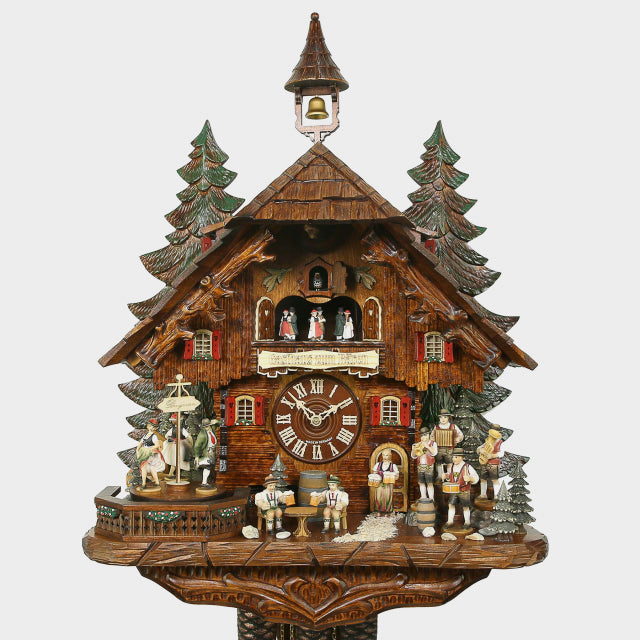 Schwarzwälder Kuckucksuhr - Chalet-Stil - Oktoberfest
