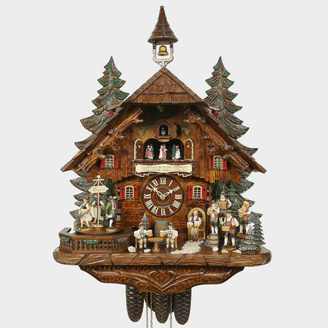 Schwarzwälder Kuckucksuhr - Chalet-Stil - Oktoberfest