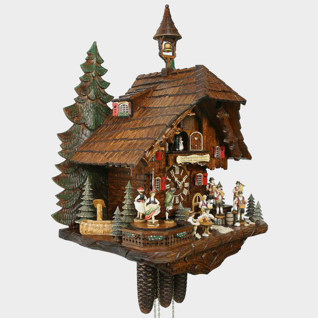 Schwarzwälder Kuckucksuhr - Chalet-Stil - Oktoberfest