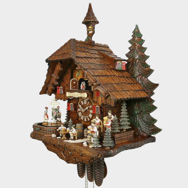 Schwarzwälder Kuckucksuhr - Chalet-Stil - Oktoberfest