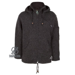 Warm & Stylish Woollen Jacket with Kangaroo Pockets