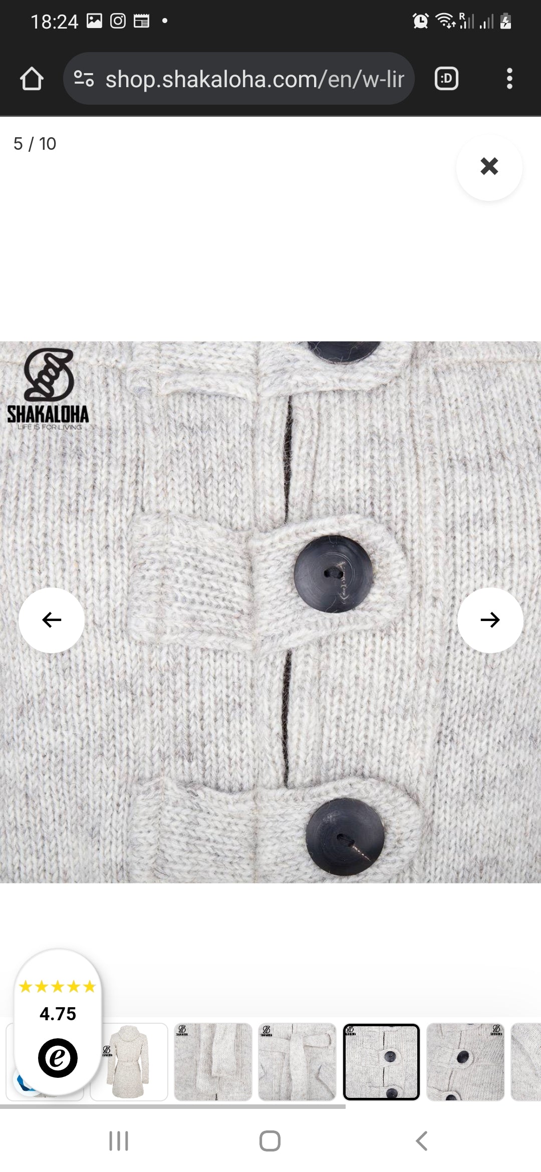 Ladies Long Woollen Cardigan