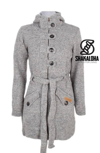 Ladies Long Woollen Cardigan