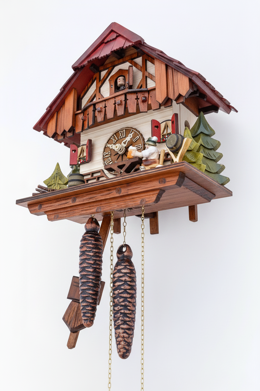Chalet Clock - Low Angle