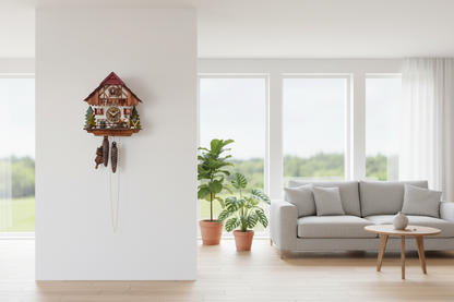 Chalet Clock - Modern Light-Filled Room
