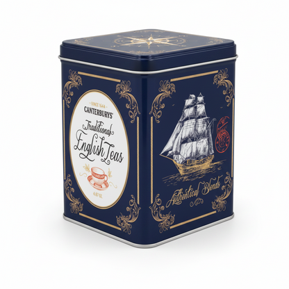 Canterbury's Traditional English Teas Retro Storage Tin