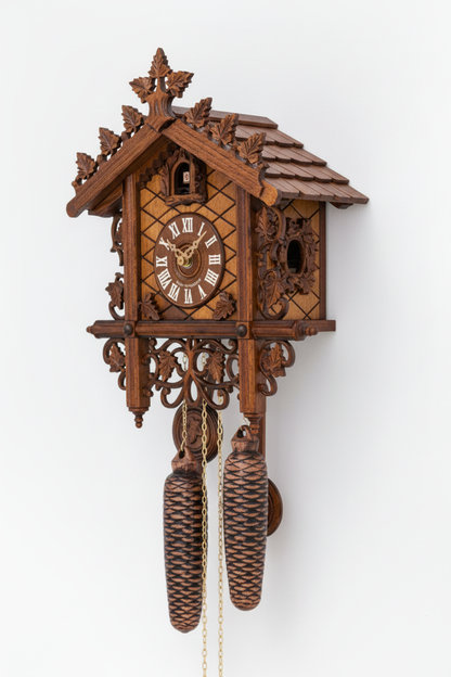Black Forest Cuckoo Clock - Side Angle View