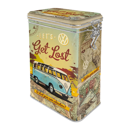 VW 'Let's Get Lost' Metallic Storage Tin