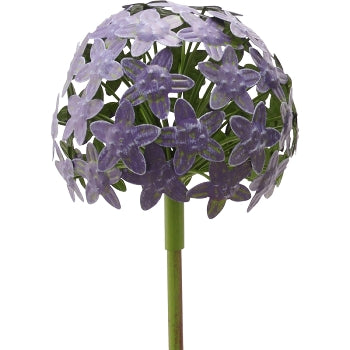 Purple Metal Allium Garden Stake