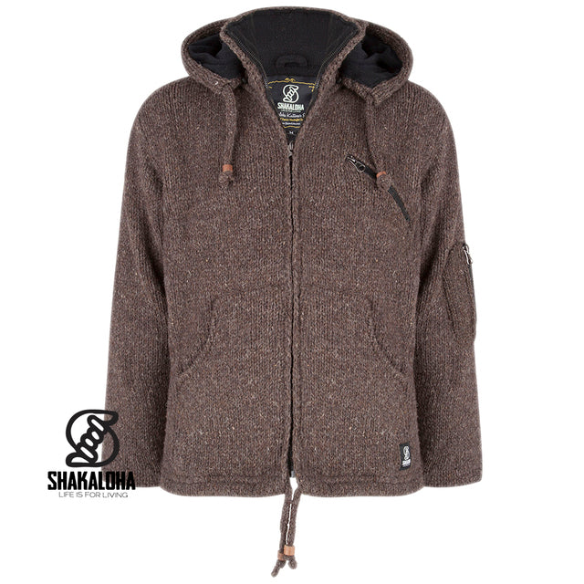 Warm & Stylish Woollen Jacket with Kangaroo Pockets