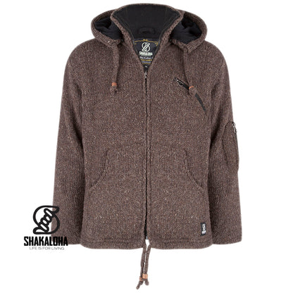 Warm & Stylish Woollen Jacket with Kangaroo Pockets