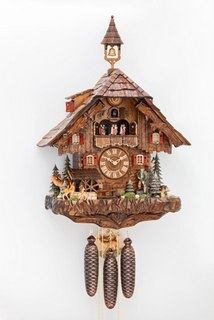 Black Forest Cuckoo Clock - Chalet Style - Musical Grande *** - Cuckoos Nest
