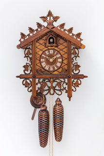 Original Hand carved Black Forest Cuckoo Clock "Bahnhäusle" - Cuckoos Nest